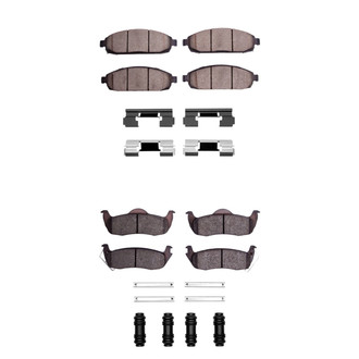 R1 Concepts® - Ceramic Front and Rear Brake Pad Set
