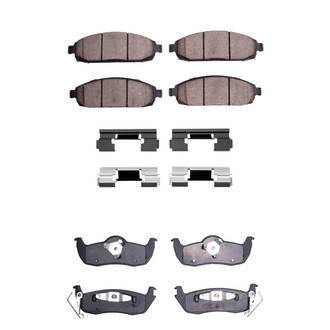 R1 Concepts® - Ceramic Front and Rear Brake Pad Set