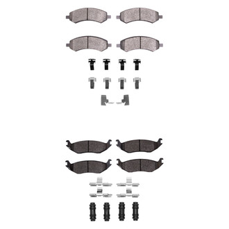 R1 Concepts® - Ceramic Front and Rear Brake Pad Set