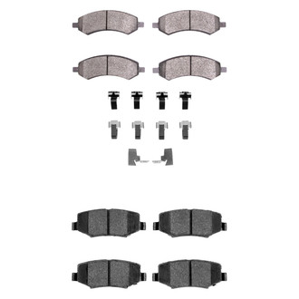 R1 Concepts® - Ceramic Front and Rear Brake Pad Set