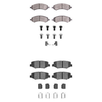 R1 Concepts® - Ceramic Front and Rear Brake Pad Set