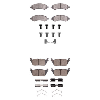 R1 Concepts® - Ceramic Front and Rear Brake Pad Set