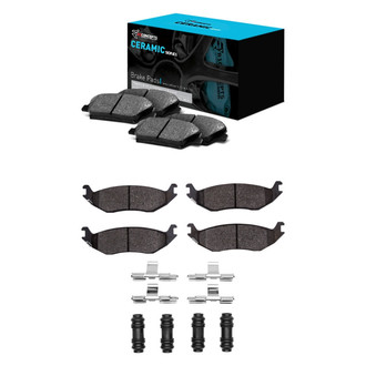 R1 Concepts® - Ceramic Front and Rear Brake Pad Set