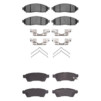 R1 Concepts® - Ceramic Front and Rear Brake Pad Set