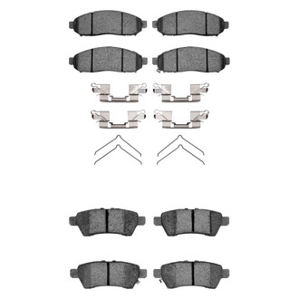 R1 Concepts® - Ceramic Front and Rear Brake Pad Set