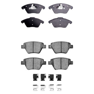 R1 Concepts® - Ceramic Front and Rear Brake Pad Set