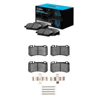 R1 Concepts® - Ceramic Front and Rear Brake Pad Set