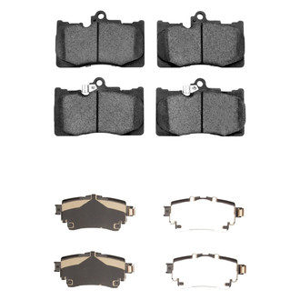 R1 Concepts® - Ceramic Front and Rear Brake Pad Set