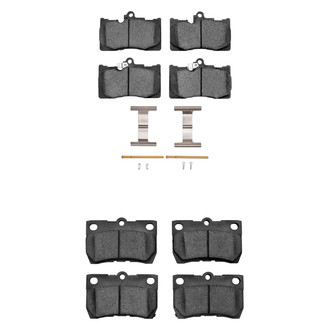 R1 Concepts® - Ceramic Front and Rear Brake Pad Set
