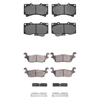 R1 Concepts® - Ceramic Front and Rear Brake Pad Set