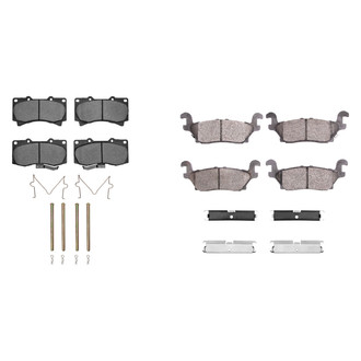 R1 Concepts® - Ceramic Front and Rear Brake Pad Set