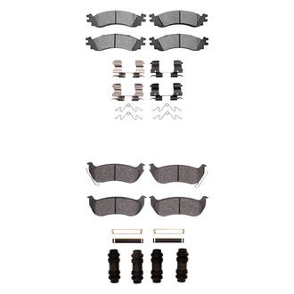 R1 Concepts® - Ceramic Front and Rear Brake Pad Set