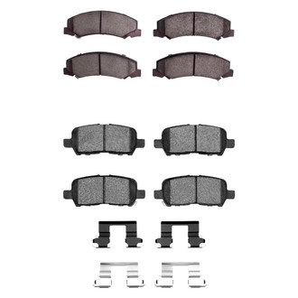 R1 Concepts® - Ceramic Front and Rear Brake Pad Set