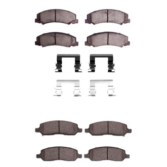 R1 Concepts® - Ceramic Front and Rear Brake Pad Set