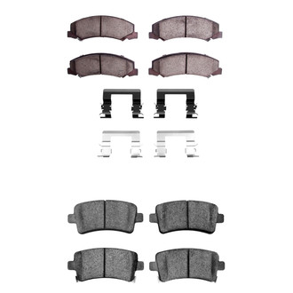 R1 Concepts® - Ceramic Front and Rear Brake Pad Set