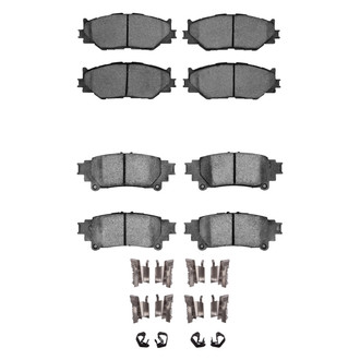 R1 Concepts® - Ceramic Front and Rear Brake Pad Set