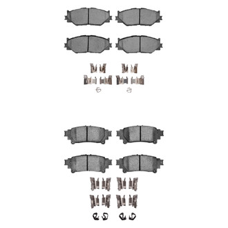 R1 Concepts® - Ceramic Front and Rear Brake Pad Set