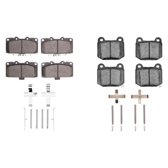 R1 Concepts® - Ceramic Front and Rear Brake Pad Set