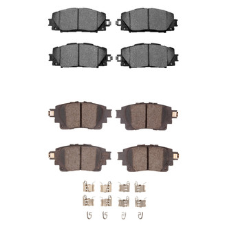 R1 Concepts® - Ceramic Front and Rear Brake Pad Set