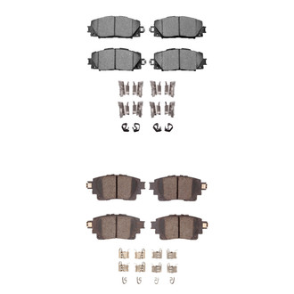R1 Concepts® - Ceramic Front and Rear Brake Pad Set
