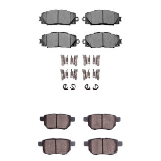 R1 Concepts® - Ceramic Front and Rear Brake Pad Set