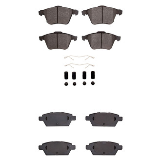 R1 Concepts® - Ceramic Front and Rear Brake Pad Set