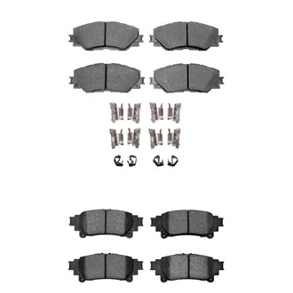 R1 Concepts® - Ceramic Front and Rear Brake Pad Set
