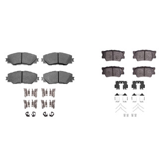 R1 Concepts® - Ceramic Front and Rear Brake Pad Set