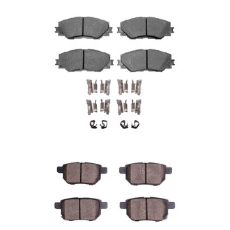 R1 Concepts® - Ceramic Front and Rear Brake Pad Set