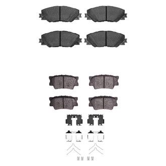 R1 Concepts® - Ceramic Front and Rear Brake Pad Set