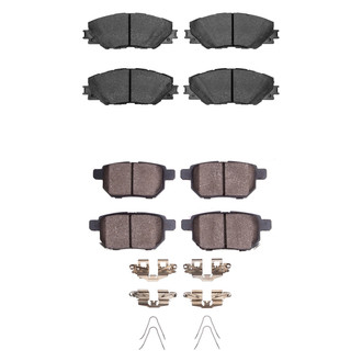 R1 Concepts® - Ceramic Front and Rear Brake Pad Set