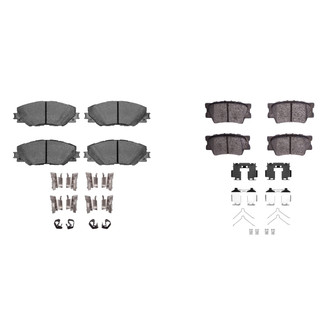 R1 Concepts® - Ceramic Front and Rear Brake Pad Set