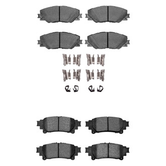 R1 Concepts® - Ceramic Front and Rear Brake Pad Set