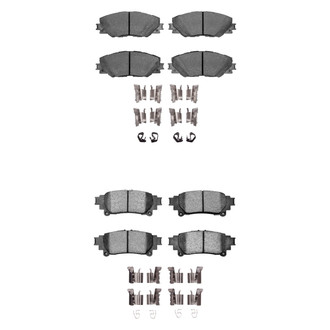R1 Concepts® - Ceramic Front and Rear Brake Pad Set