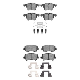 R1 Concepts® - Ceramic Front and Rear Brake Pad Set