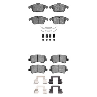 R1 Concepts® - Ceramic Front and Rear Brake Pad Set