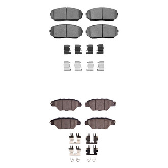 R1 Concepts® - Ceramic Front and Rear Brake Pad Set
