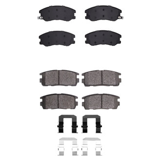R1 Concepts® - Ceramic Front and Rear Brake Pad Set
