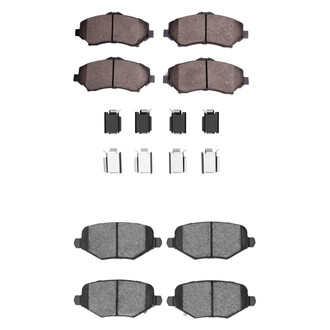 R1 Concepts® - Ceramic Front and Rear Brake Pad Set
