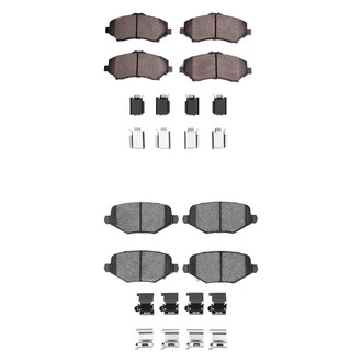 R1 Concepts® - Ceramic Front and Rear Brake Pad Set