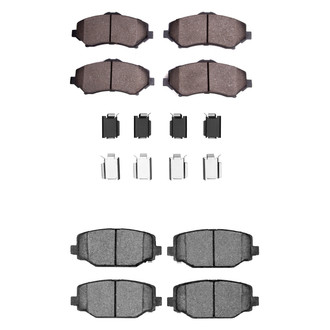 R1 Concepts® - Ceramic Front and Rear Brake Pad Set