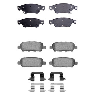 R1 Concepts® - Ceramic Front and Rear Brake Pad Set