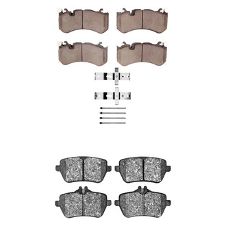 R1 Concepts® - Ceramic Front and Rear Brake Pad Set