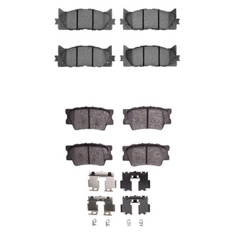 R1 Concepts® - Ceramic Front and Rear Brake Pad Set