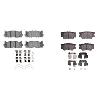 R1 Concepts® - Ceramic Front and Rear Brake Pad Set