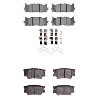 R1 Concepts® - Ceramic Front and Rear Brake Pad Set