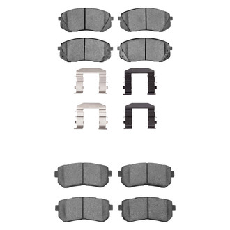 R1 Concepts® - Ceramic Front and Rear Brake Pad Set