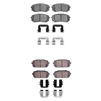 R1 Concepts® - Ceramic Front and Rear Brake Pad Set