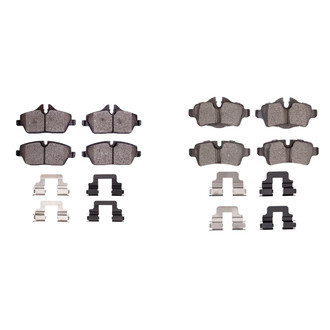 R1 Concepts® - Ceramic Front and Rear Brake Pad Set