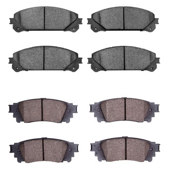 R1 Concepts® - Ceramic Front and Rear Brake Pad Set